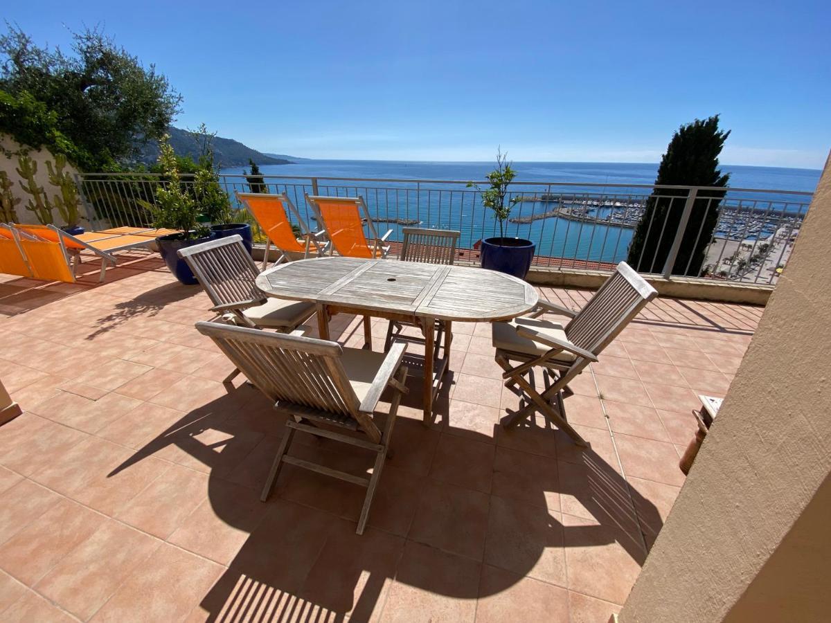 Villa L'Ensoleillee Vue Panoramique Mer, 250 M De La Plage Et Du Centre Ville マントン エクステリア 写真